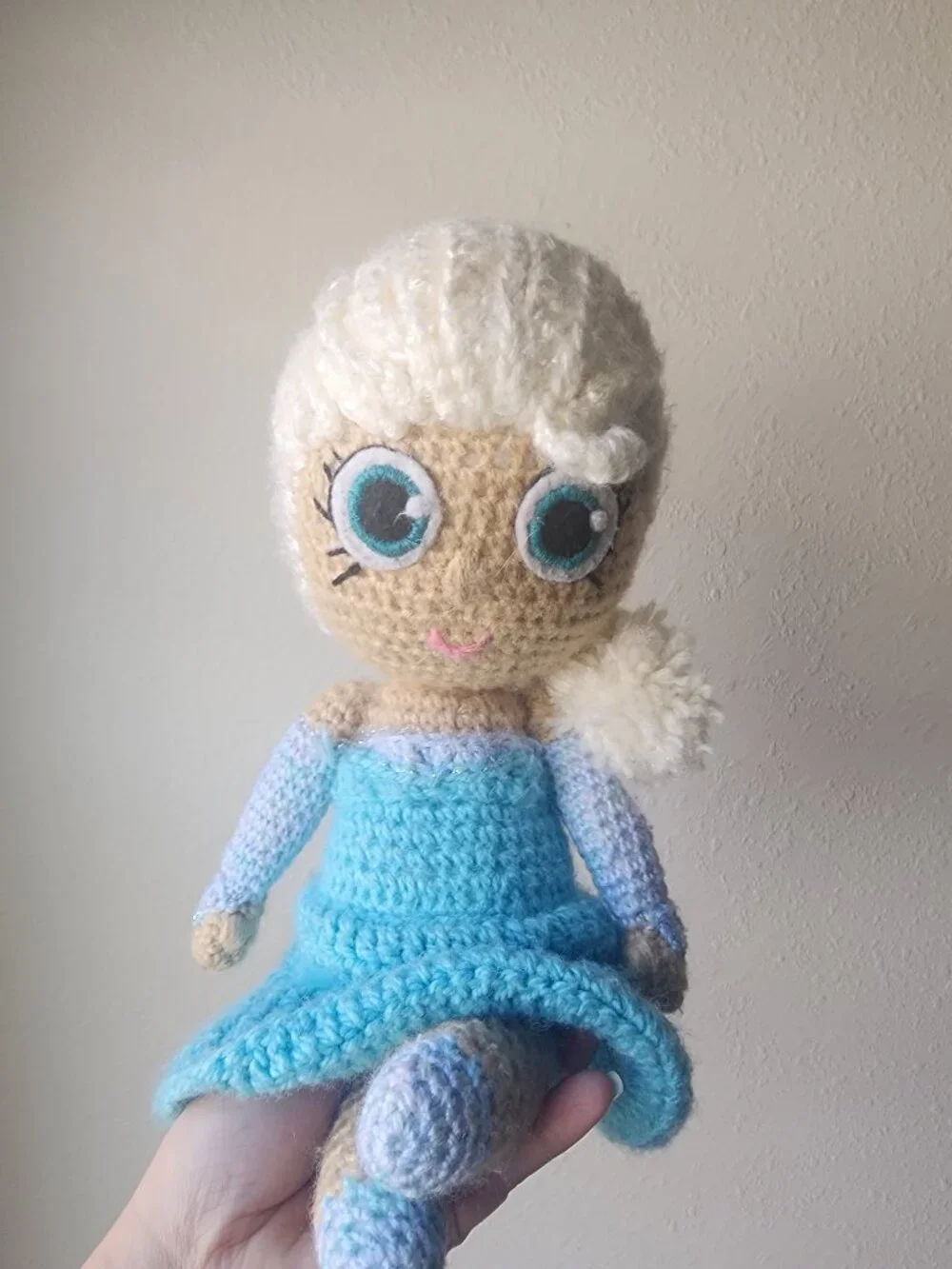 Handmade Crochet Elsa Inspired Doll 13